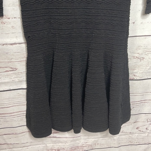 Olivaceous Black Sweater Dress Black Sz Medium! - Picture 5 of 7